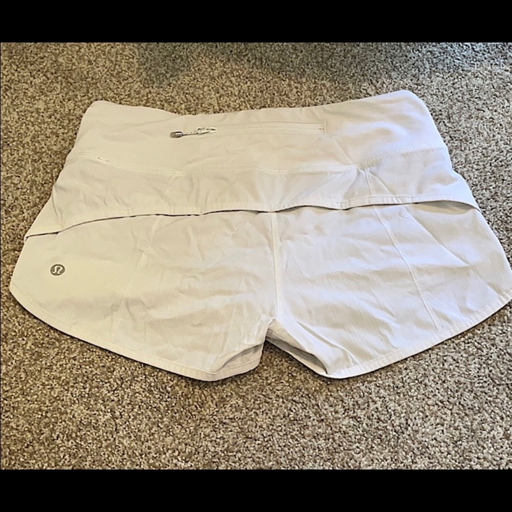 White speed up shorts 2